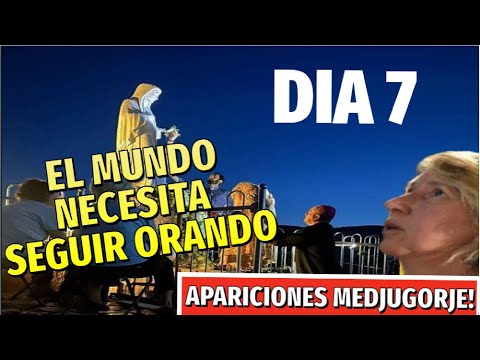 Aparición de la VIRGEN MARIA en MEDJUGORJE A MARIJA/ REYNA DE LA PAZ- DIA 7