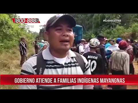 Gobierno de Nicaragua atiende a familias indígenas mayangnas de Bonanza
