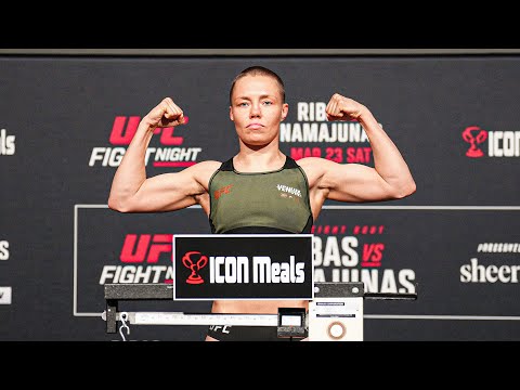 Namajunas vs Ribas Fighter Weigh-Ins | UFC Vegas 89