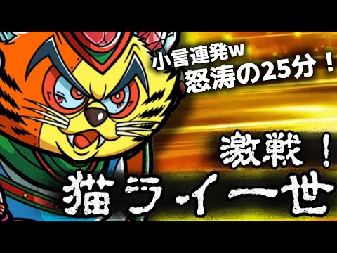 【ワンコレ】  ▼大乱戦▼　これが"大乱戦実況"！…お前ら…俺の言うことを聞け…！！！《大乱戦 猫ライ一世》攻略！【ビックリマン】