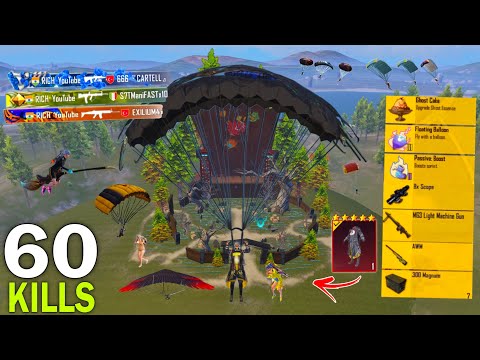 Wow!😍 NEW BEST LOOT GAMEPLAY with/ p90+Awm🔥Pubg Mobile