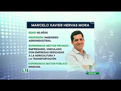 Marcelo Xavier Hervas aspira ser el nuevo presidente del Ecuador