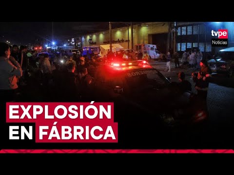 Explosión de fábrica de pólvora en Bogotá deja un muerto y una treintena de heridos
