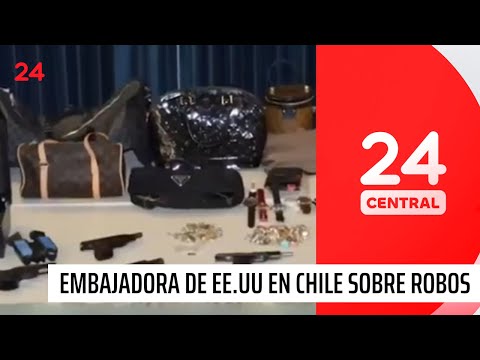 Embajadora dice que la mayoría de quienes roban en EE.UU. son chilenos | 24 Horas TVN Chile