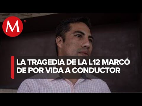 Él es Rodrigo García, el conductor del Metro de la Línea12