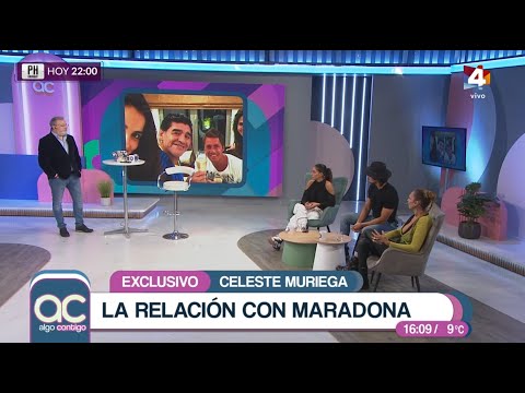 Algo Contigo - Celeste Muriega se emocionó al recordar su relación con Maradona