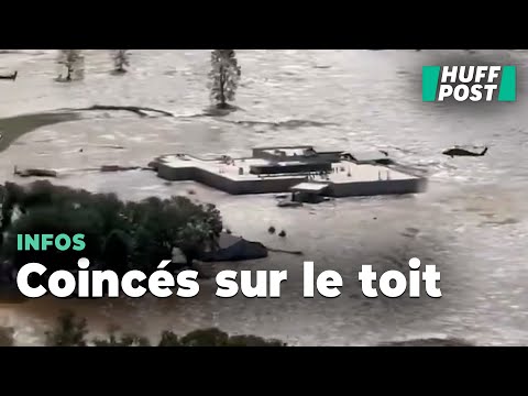 Une cinquantaine de patients et soignants se sont retrouvés coincés sur le toit d’un hôpital inondé