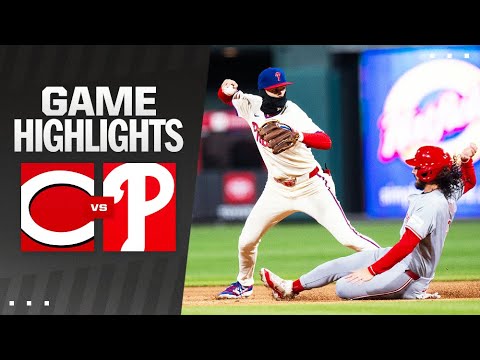 Reds vs. Phillies Game Highlights (4/3/24) | MLB Highlights