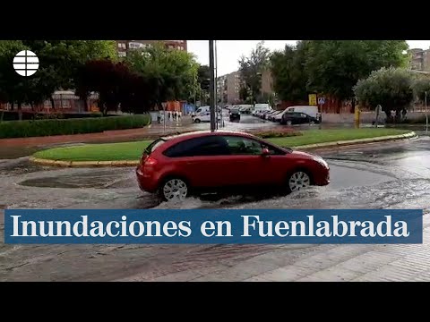 Inundaciones en Fuenlabrada y otros municipios del sur de Madrid