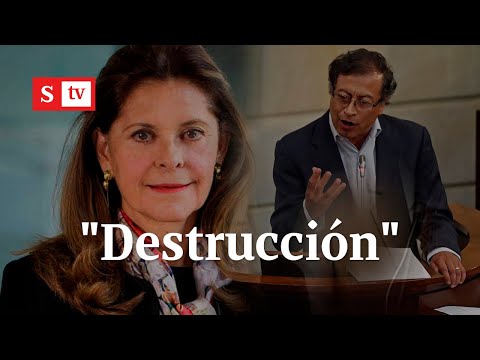 Palabras de Petro promueven destrucción, anarquía y caos: Marta Lucía Ramírez | Semana Tv