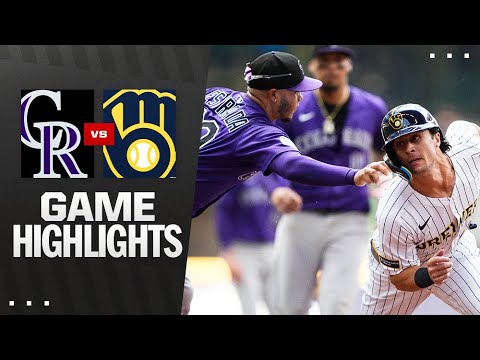 Rockies vs. Brewers Game Highlights (6/29/25) | MLB Highlights