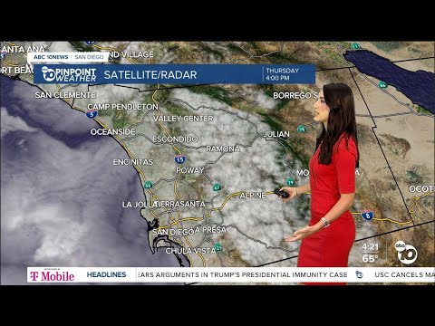 Natalie's forecast: Wind speeds and a deep marine layer continues impacting the coast