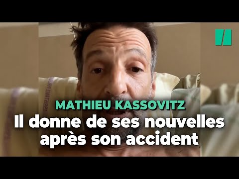 Mathieu Kassovitz donne de ses nouvelles depuis son lit d’hôpital après son accident de moto