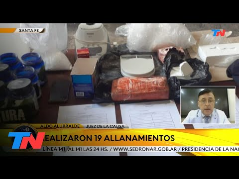 SANTA FE I  Megaoperativo contra el narcotráfico: detuvieron a tres policías en 19 allanamientos