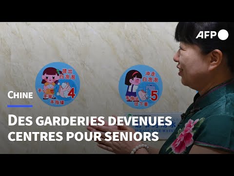 Dans une Chine vieillissante, des garderies transformées en centres pour seniors | AFP