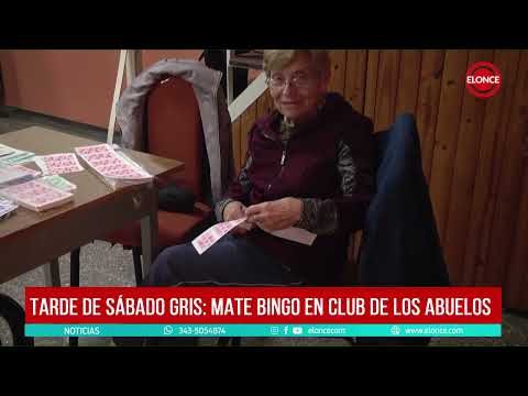Tarde de mate bingo en el Club de los Abuelos de Paraná