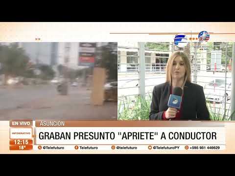 Graban presunto ''apriete'' de la PMT a un conductor