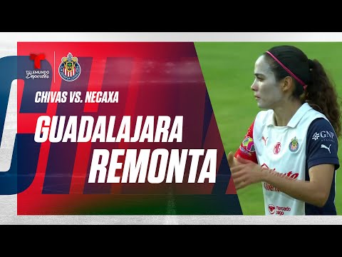 Goal Carolina Jaramillo - Chivas Femenil vs Necaxa Femenil 2-1 | Telemundo Deportes