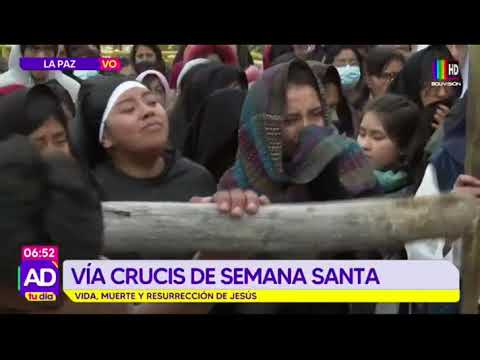 La vía crucis de Jesús abren Viernes Santo en el país