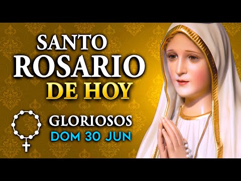 ROSARIO de HOY Misterios GLORIOSOS del Santo Rosario - domingo 30 de junio  2024
