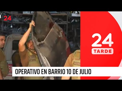Operativo en Santiago: Tres Sospechosos Arrestados por robo y desarme de vehículos | 24 Horas TVN