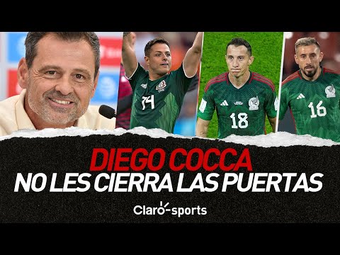 Diego Cocca no le cierra las puertas a Chicharito, Guardado y Herrera