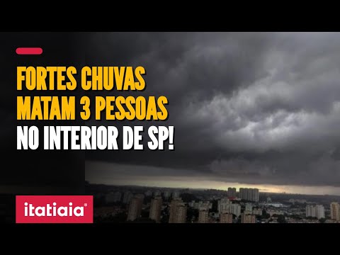 CHUVA MATA 3 PESSOAS NO INTERIOR DE SP.  MÃE E FILHA FORAM ARRASTADAS POR ENXURRADA