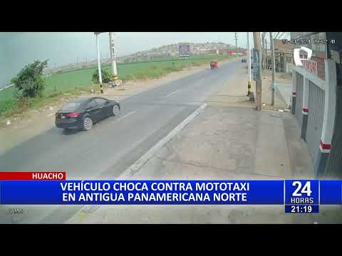 Huacho: conductor invade carril contrario y provoca violento accidente