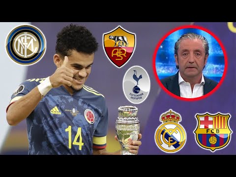 ESTOS CLUBES EUROPEOS PREGUNTARON POR LUIS DIAZ POR SUS GOLES EN LA COPA AMÉRICA