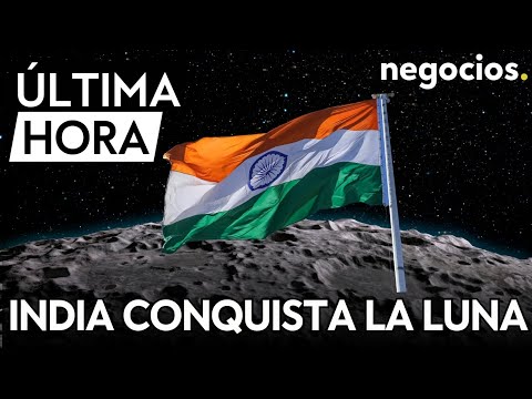 India conquista la luna: consigue tomar tierra en el satélite tras los fracasos de Japón y Rusia
