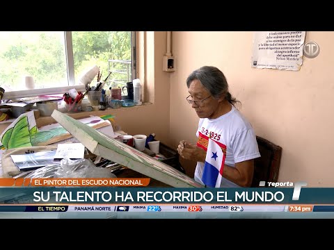 Armando Díaz, el pintor del Escudo Nacional