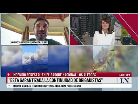 Incendio forestal en el Parque Nacional Los Alerces; el testimonio del gobernador Ignacio Torres