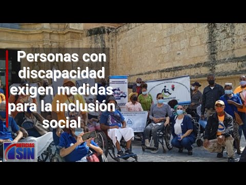 Personas con discapacidad exigen inclusión social