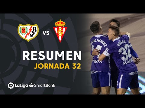 Resumen de Rayo Vallecano vs Real Sporting (0-1)