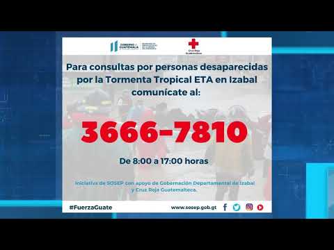 Habilitan call center en Izabal para comunicarse con afectados por la Depresión Tropical ETA