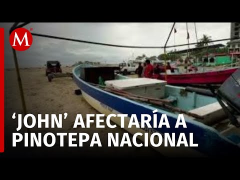 Huracán 'John' podría afectar Pinotepa Nacional en Oaxaca