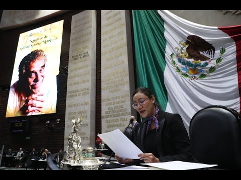 Mensaje de la Mesa Directiva con motivo del natalicio del escritor Gabriel García Márquez