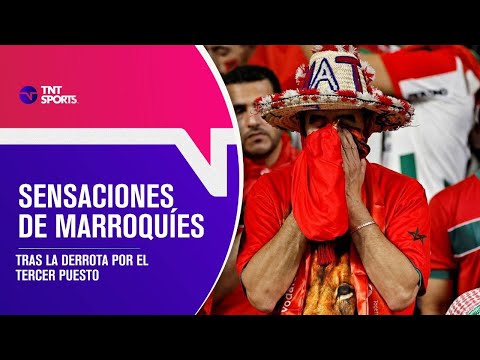 Las sensaciones de los marroquíes tras caer con Croacia - TNT Data Sports