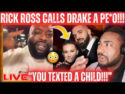 Rick Ross Outs Drake For TEXTING 14 YEAR-OLD AT AGE 31!|Is He WRONG?|LIVE REACTION!