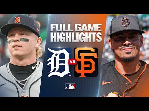 디트로이트 타이거스 vs 샌프란시스코 자이언츠: 공식 풀 경기 하이라이트 (8월 8) | 2026 MLB 시즌