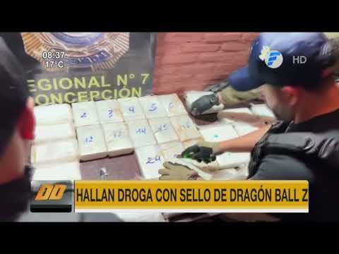 Hallaron droga con sello de Dragón Ball Z en Concepción