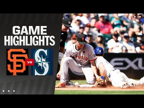 Giants vs. Mariners Game Highlights (8/25/24) | MLB Highlights