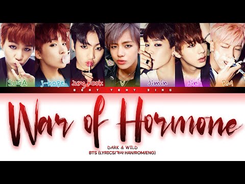 BTS War of Hormone (호르몬 전쟁) Color Coded Lyrics/가사 (Han/Rom/Eng)