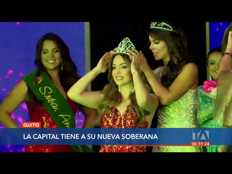 Camila Becerra es la nueva Reina de San Francisco de Quito