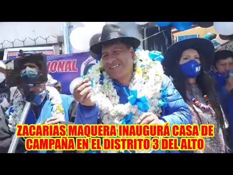 ZACARIAS MAQUERA INTENSIFICA CAMPAÑA DE LA MANO DE LA FEJUVE DEL DISTRITO 3 DE LA CIUDAD DEL ALTO..