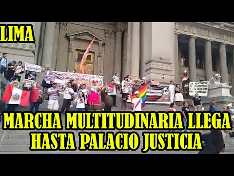 MANIFESTANTES LLEGARON HASTA PALACIO DE JUSTICIA PARA EXIGIR JUSTICIA POR LAS VICTIM4S DE GOBIERNO