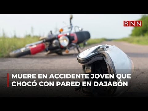 Muere en un accidente joven que chocó con una pared en Dajabón