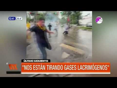 Incidentes en la protesta de desvinculados de Itaipú