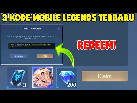 3 NEWEST MOBILE LEGENDS REDEEM CODES - ML REDEEM CODES TODAY, OCTOBER 2025