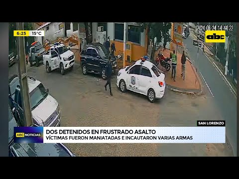 Frustrado asalto: Víctimas fueron maniatadas e incautaron varias armas